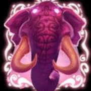 Symboli Elefantti vaaleanpunaisissa Elefantit